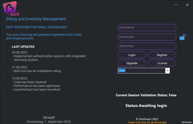 login